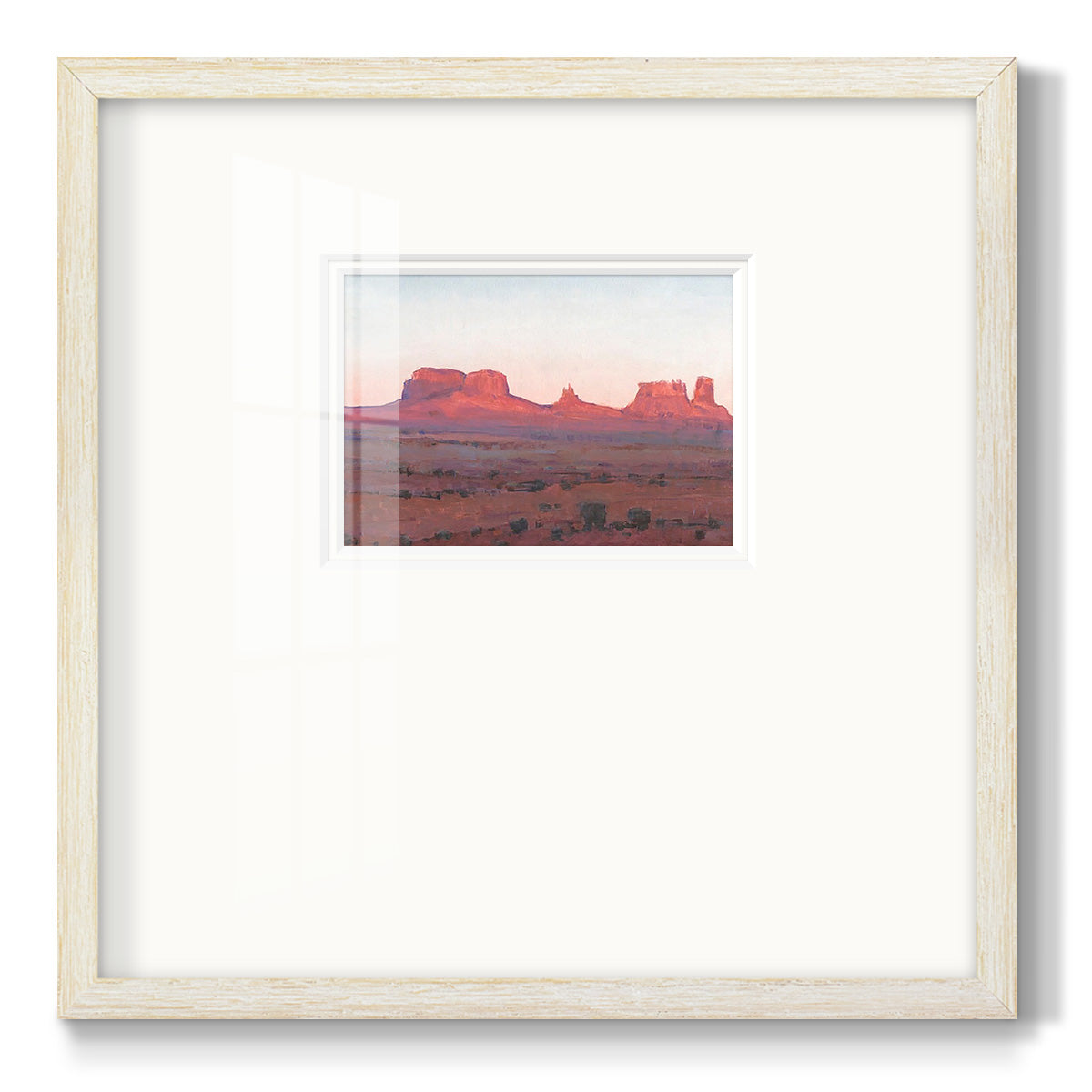 Red Rocks at Dusk II Premium Framed Print Double Matboard