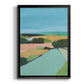 Bright Colored Countryside II - Modern Framed Canvas Print