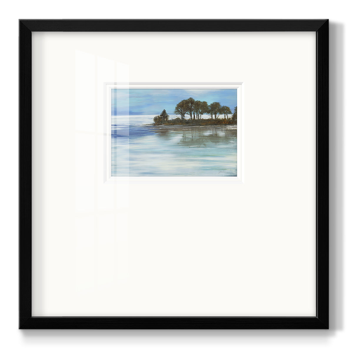 Setting The Mood - Double Matboard Framed Print