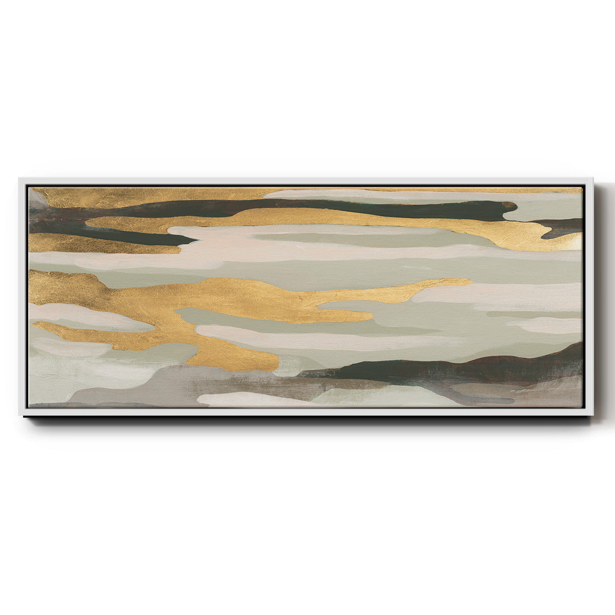 Golden Valley Sands II - Floater Framed Canvas Print