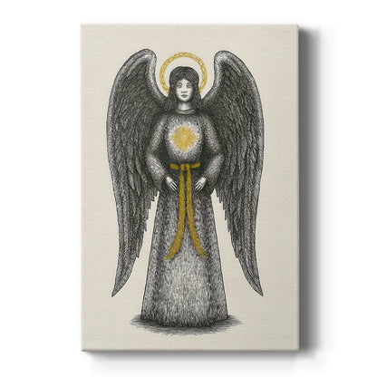 Frostlit Midwinter at Midnight - Canvas Art Print