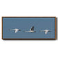 Wing Up Wing down - Floater Framed Canvas Print