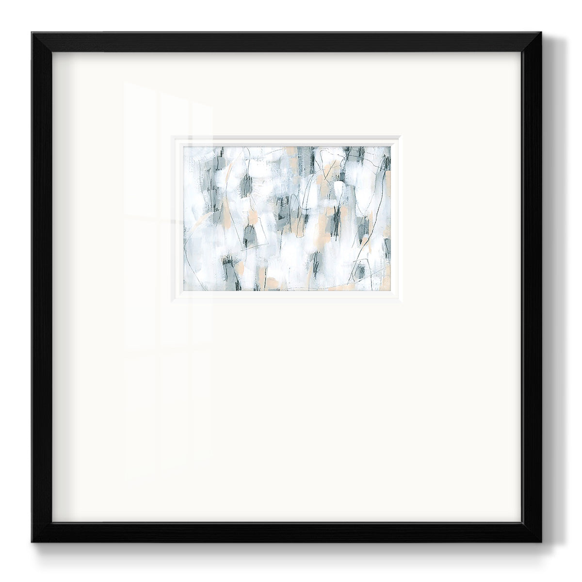 Stone Hatchmarks II - Double Matboard Framed Print