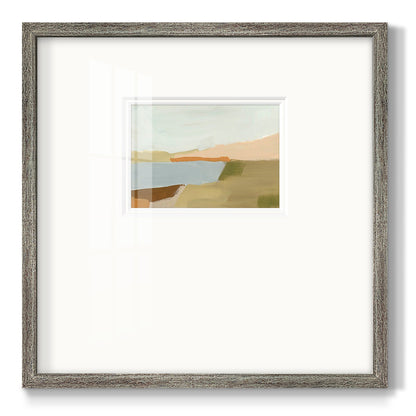 Stacked Landscape I Premium Framed Print Double Matboard