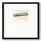 Layered Horizon II - Double Matboard Framed Print