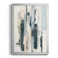 Paper Strata I - Modern Framed Canvas Print