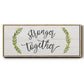 Stronger Together - Floater Framed Canvas Print