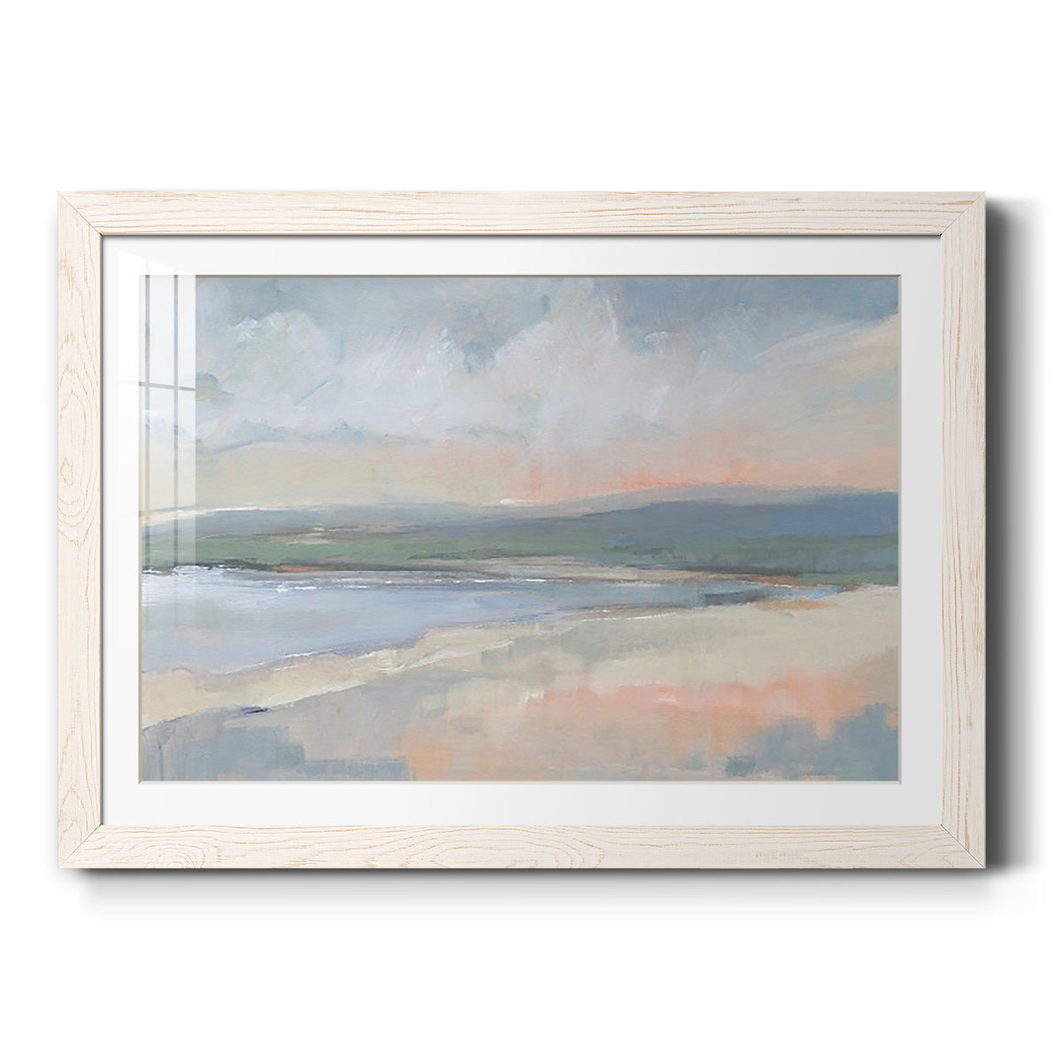 Coastal Study I - Barnwood Framed Art Print