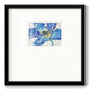 Fleur Bleue II - Double Matboard Framed Print