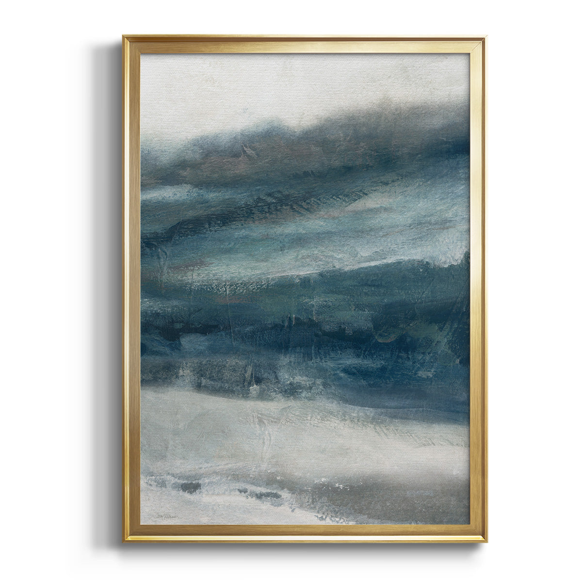 Private Inlet II - Modern Framed Canvas Print