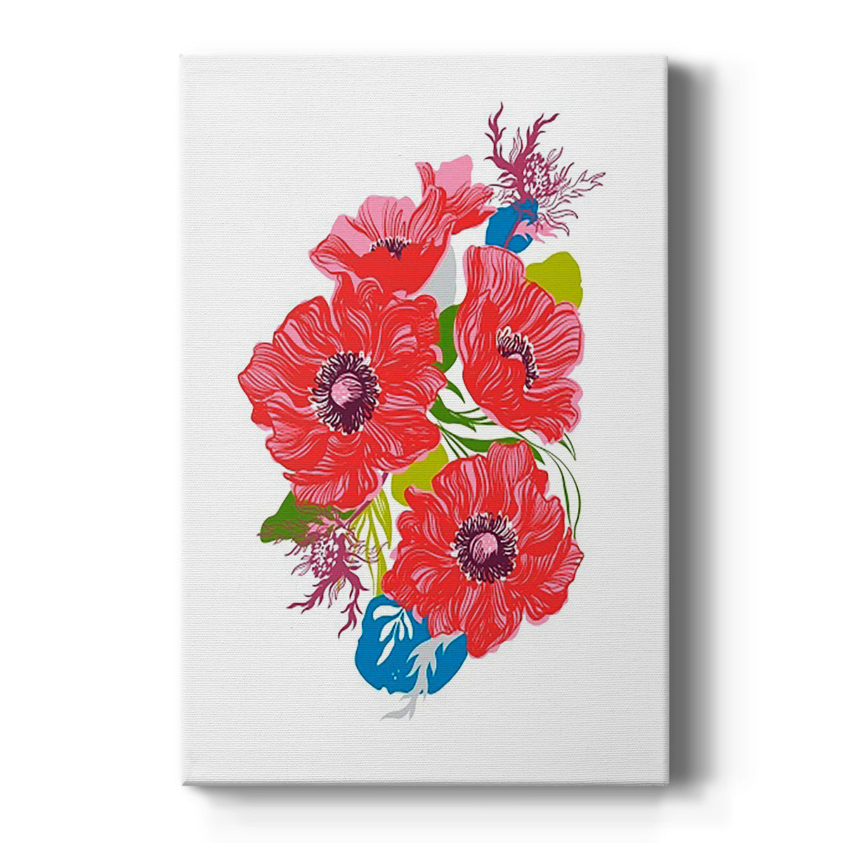 Brilliant Poppies I - Canvas Art Print