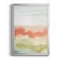 Blushing Sunrise I - Modern Framed Canvas Print
