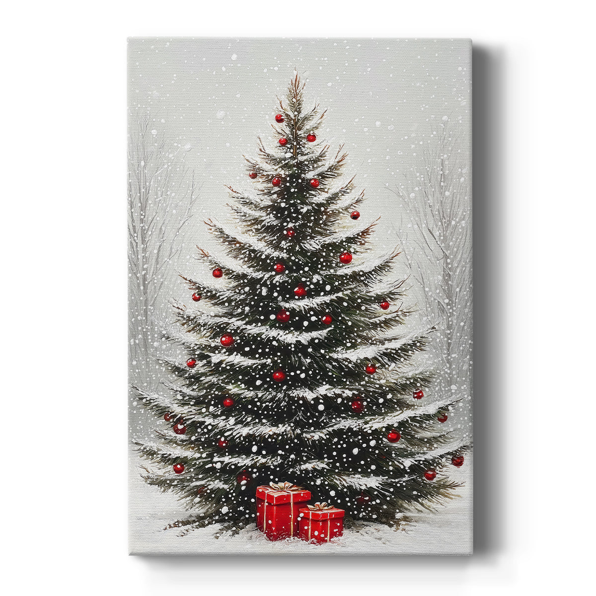 Dawn of Snowwhite Midwinter - Canvas Art Print