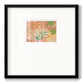 Neutral Blooms III - Double Matboard Framed Print