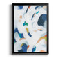 Bright Orbit II - Modern Framed Canvas Print