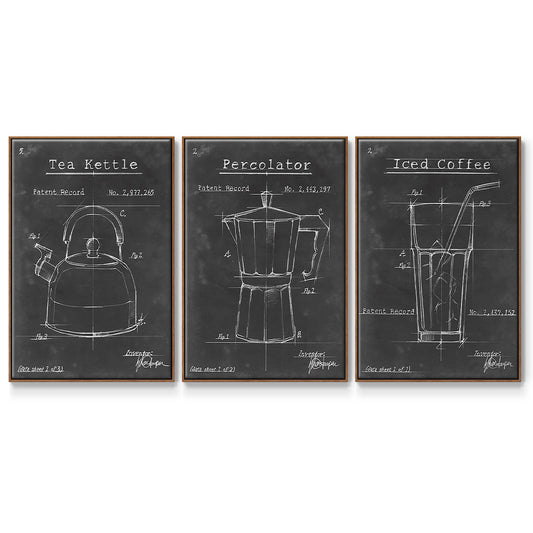 Morning Routine IV - Floater Framed Canvas Set