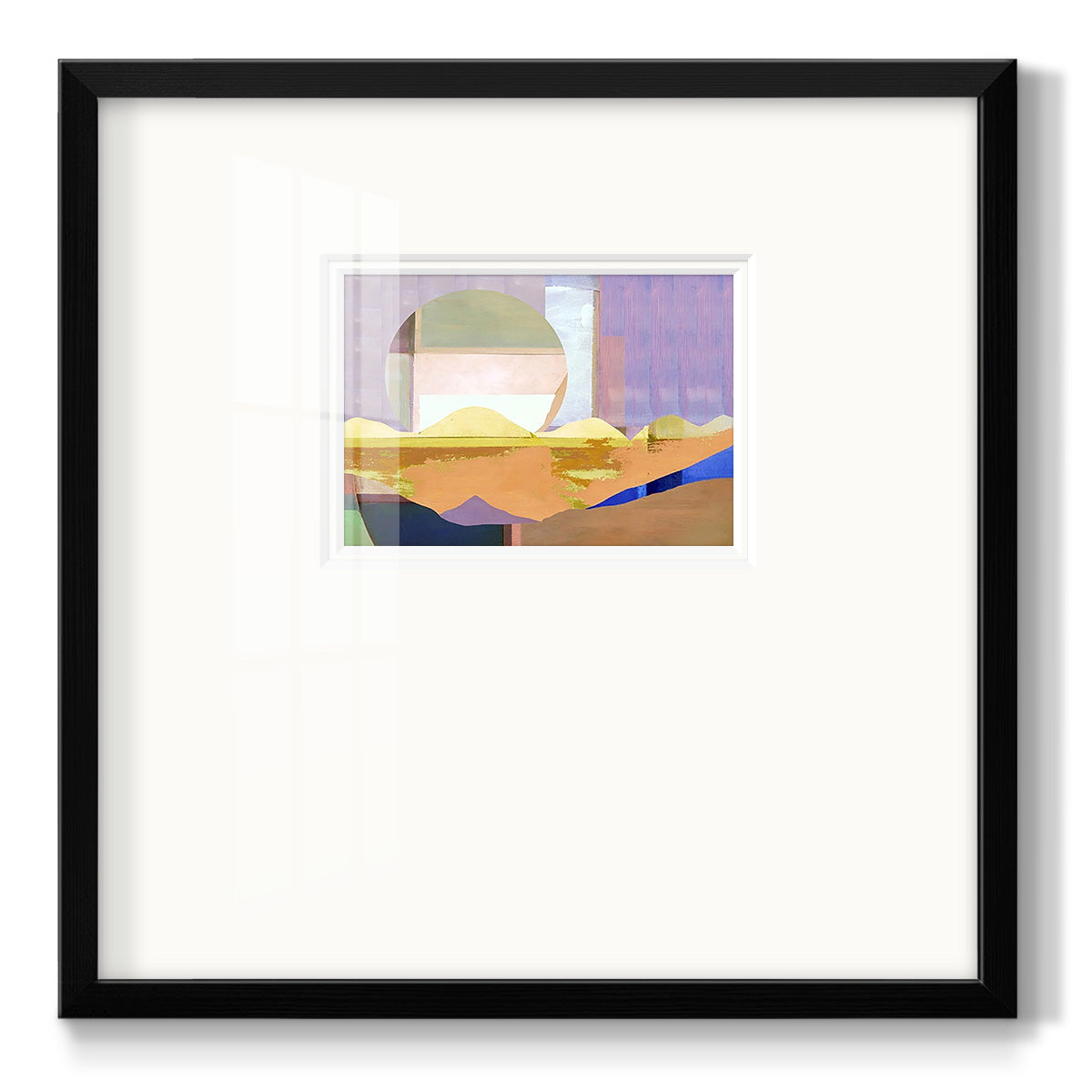 Pink Paint - Double Matboard Framed Print