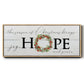 Joy Hope and Peace - Floater Framed Canvas Print