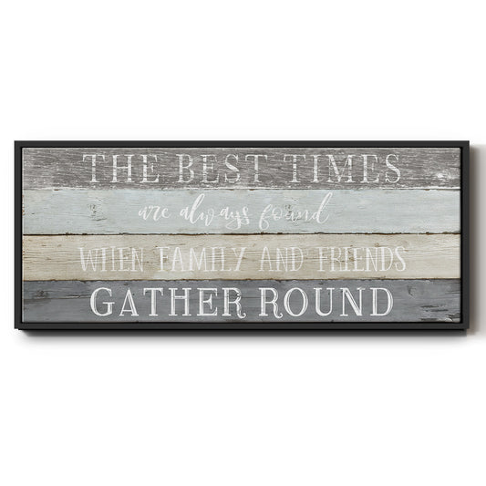 Best Times - Floater Framed Canvas Print