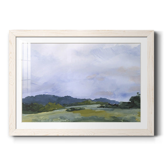 Pastoral Horizons II - Barnwood Framed Art Print