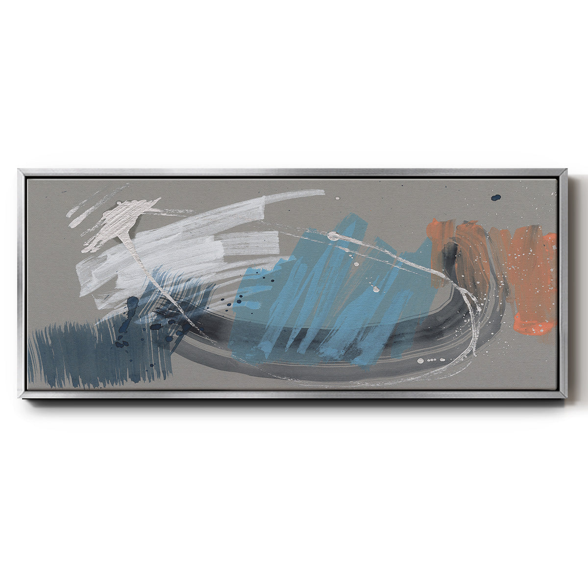 Whimsical Marks I - Floater Framed Canvas Print