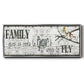 Family Gives Us - Floater Framed Canvas Print