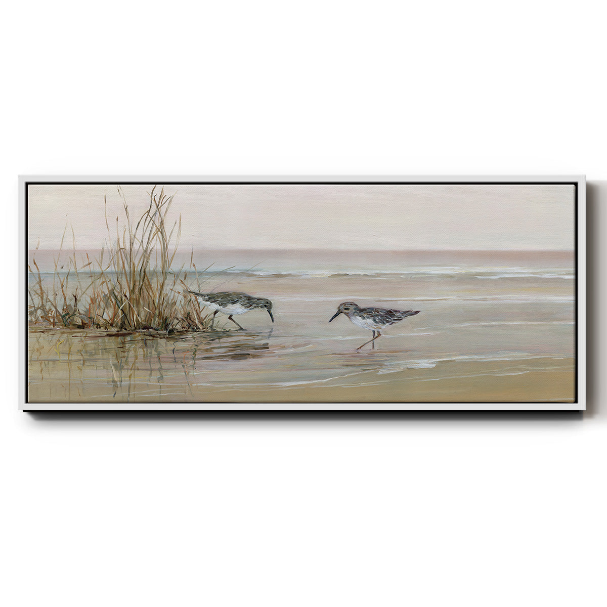 Early Risers I - Floater Framed Canvas Print