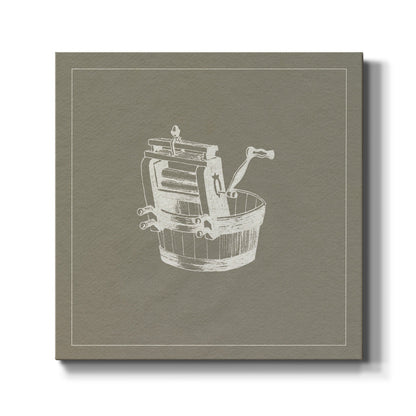 Laundry Tips V - Canvas Art Print