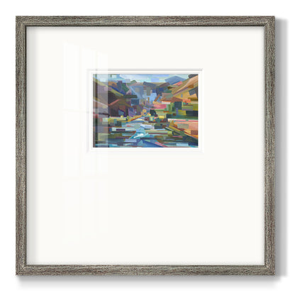 Pieces of Yakima Canyon Premium Framed Print Double Matboard