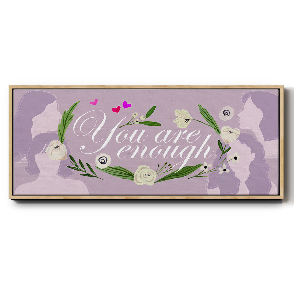Happy Galentine's Day Collection D - Floater Framed Canvas Print