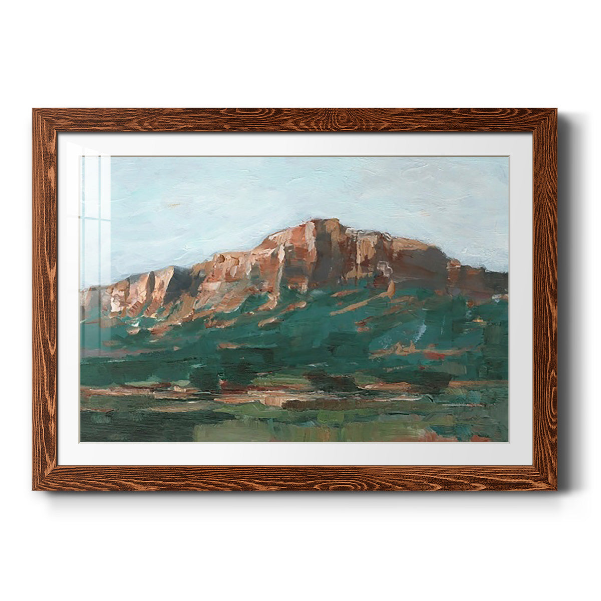 Heading West II - Barnwood Framed Art Print