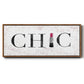 Chic - Floater Framed Canvas Print