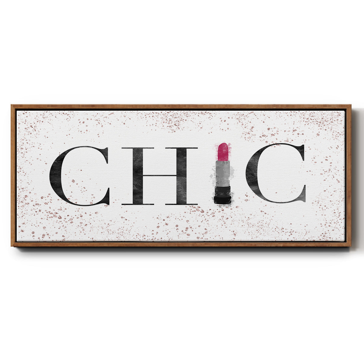 Chic - Floater Framed Canvas Print