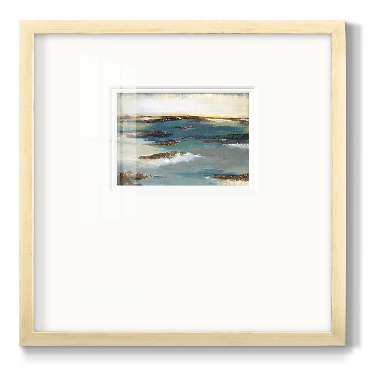 Coastal Bluffs - Double Matboard Framed Print