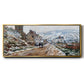 The Road in Vétheuil in Winter, 1879 - Floater Framed Canvas Print