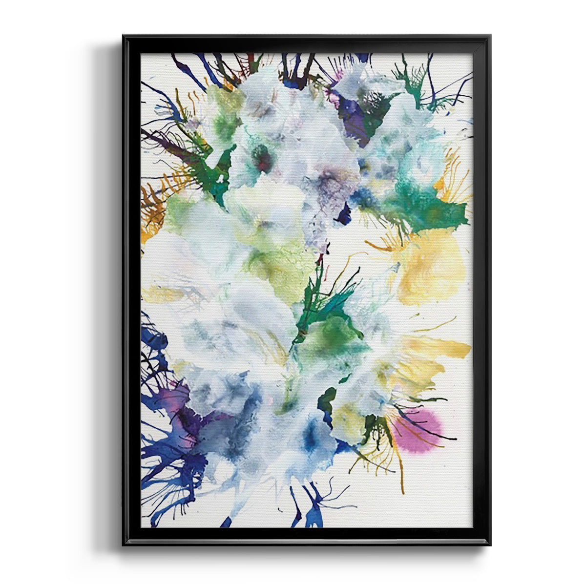 Like An Iris II - Modern Framed Canvas Print