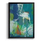 Tropical Graphics IV - Modern Framed Canvas Print