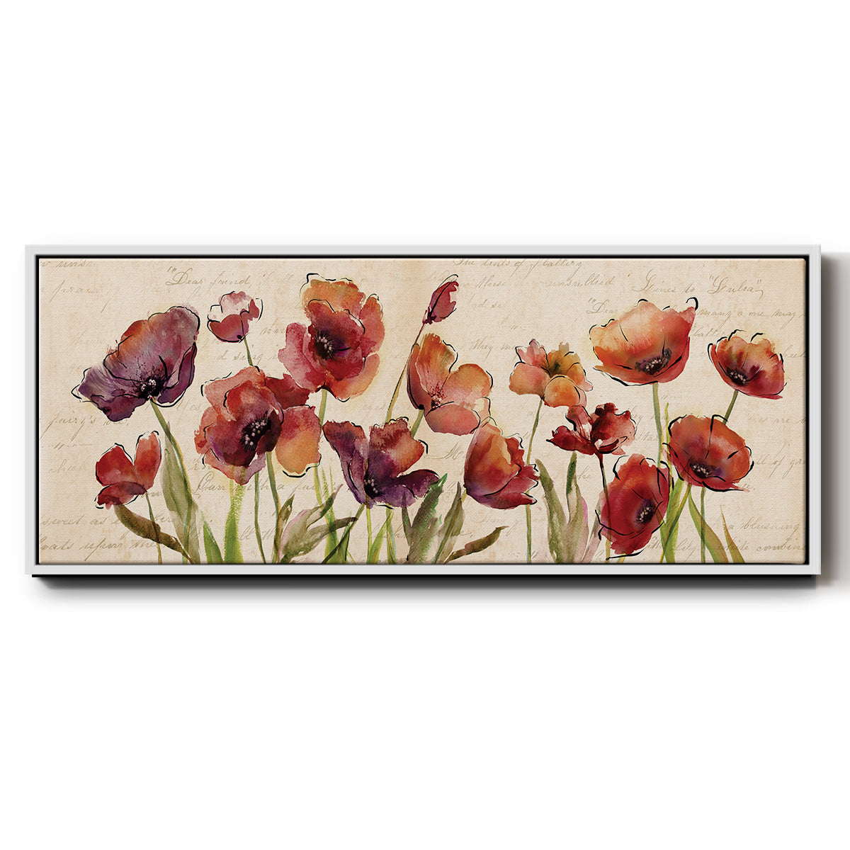 Bow to Summer I - Floater Framed Canvas Print