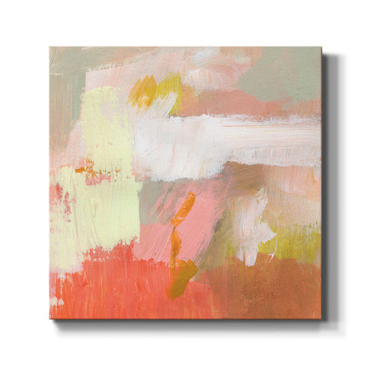 Yellow and Blush II - Canvas Art Print