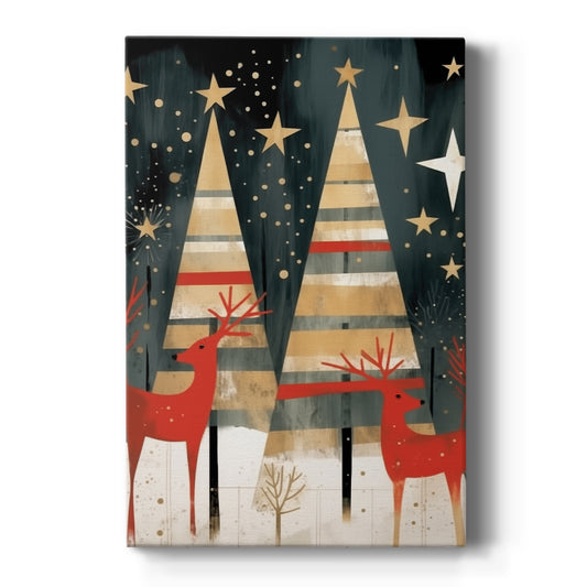 Bells of Warm Lantern Carol - Canvas Art Print