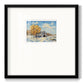 Autumn Barn - Double Matboard Framed Print