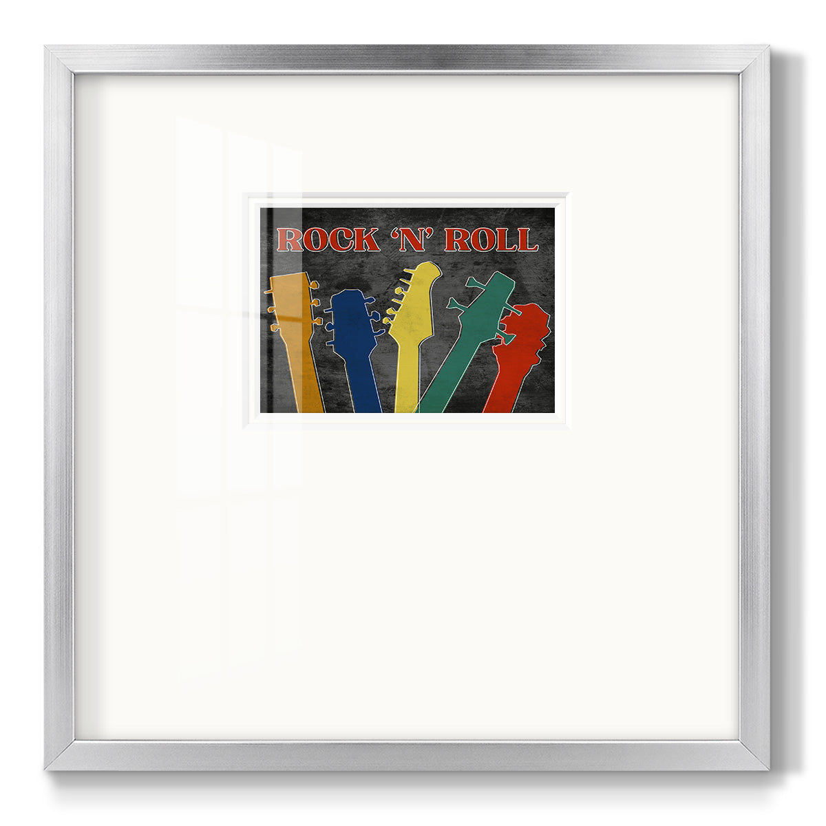 Rock and Roll - Double Matboard Framed Print