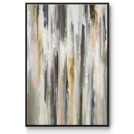 Color Ripple II - Floater Framed Canvas Print