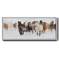 Pasture Run - Floater Framed Canvas Print