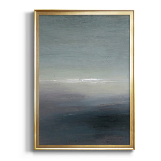 Windy Moor II - Modern Framed Canvas Print