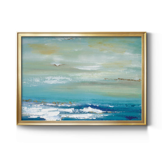 Distant Horizon - Modern Framed Canvas Print