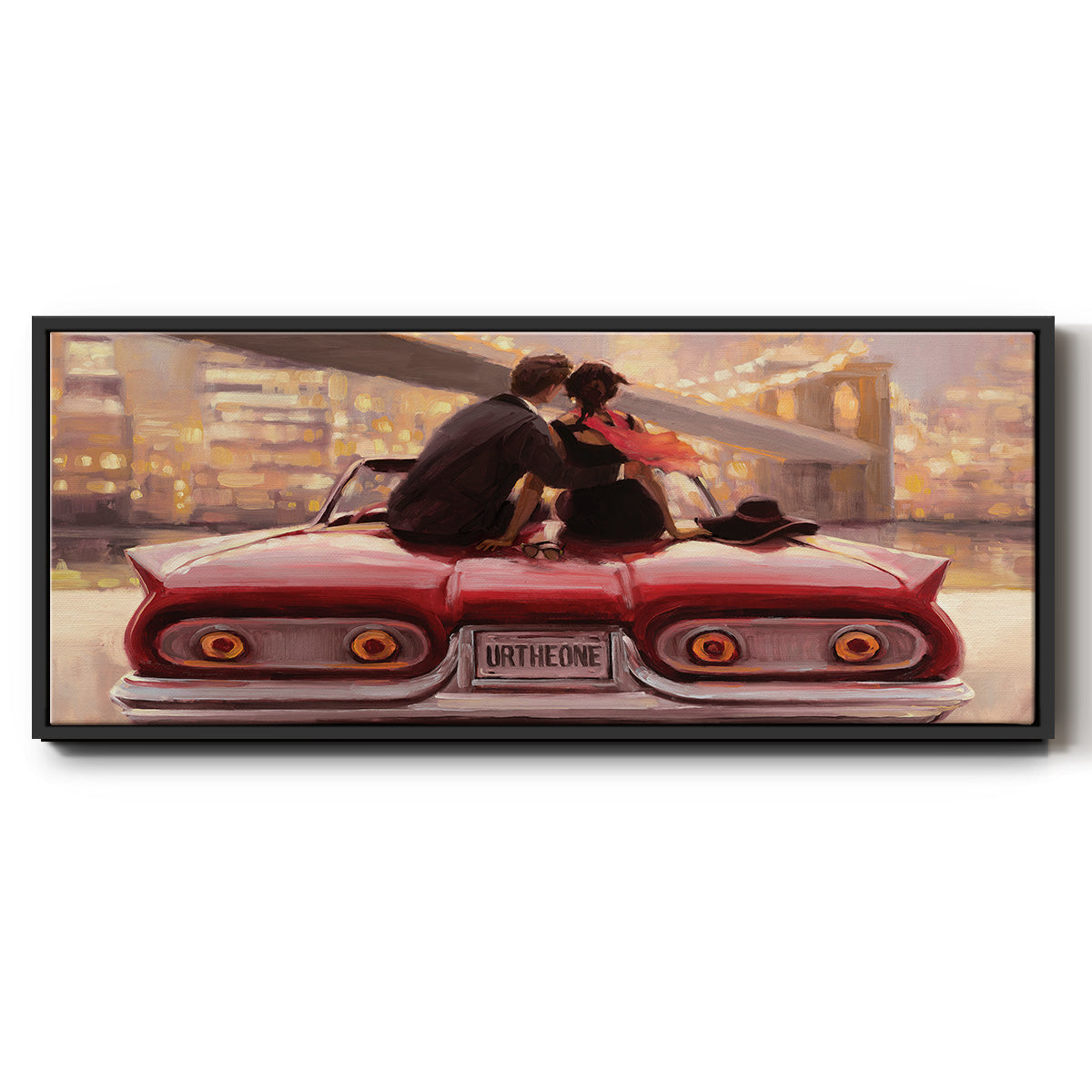 You Are The One - Floater Framed Canvas Print