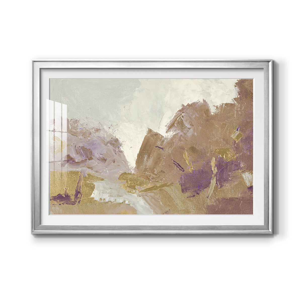 Fall Clearing Variation 2 - Modern Framed Art Print