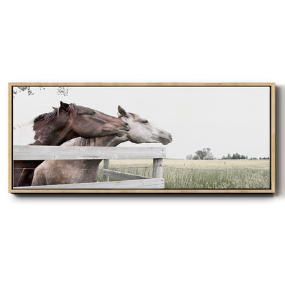 Conspirators - Floater Framed Canvas Print
