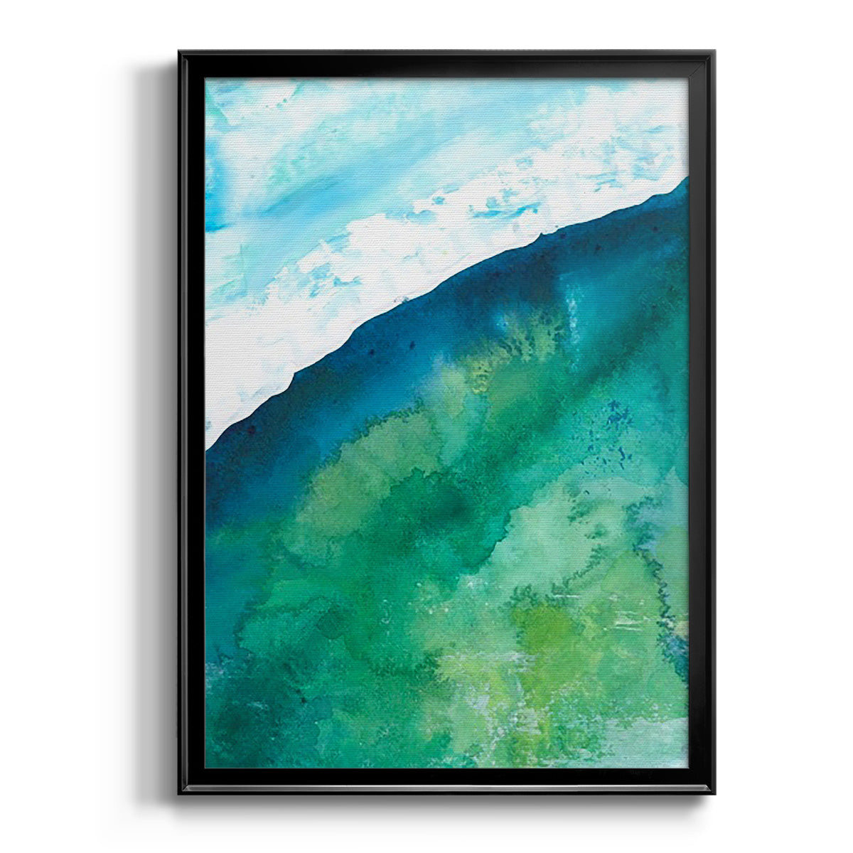 New Air II - Modern Framed Canvas Print